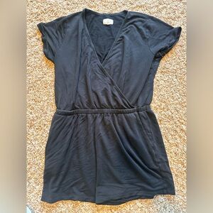 Lou & Grey Black Knit Top